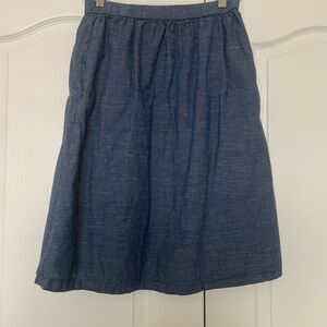 GAP A-Line Blue Skirt
